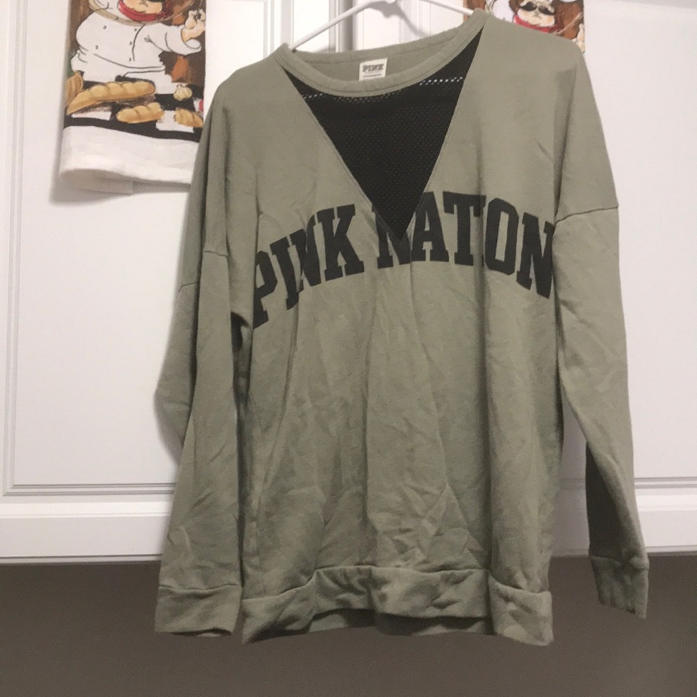 Oliver green PINK crew sweat shirt